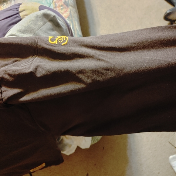 Mens Brown Bomber Long Sleeve Tee Estate Item - Picture 5 of 9